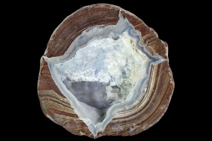 Crystal Filled Dugway Geode (Polished Half) #121705